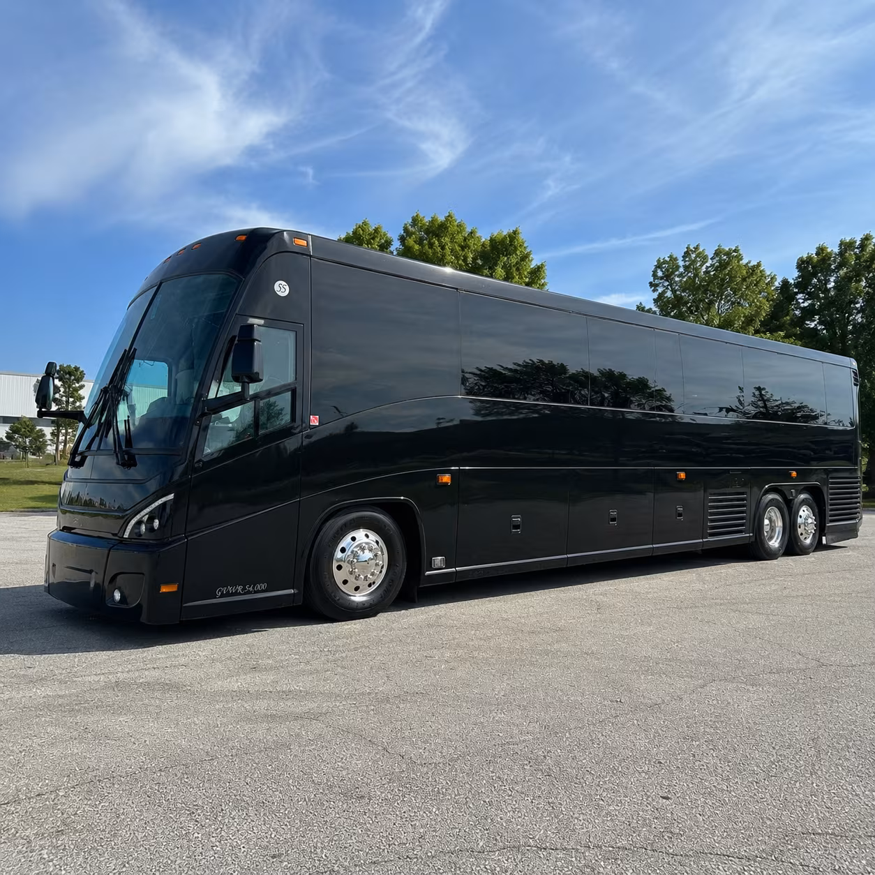 Kansas City Corporate Transportation party bus exterior
