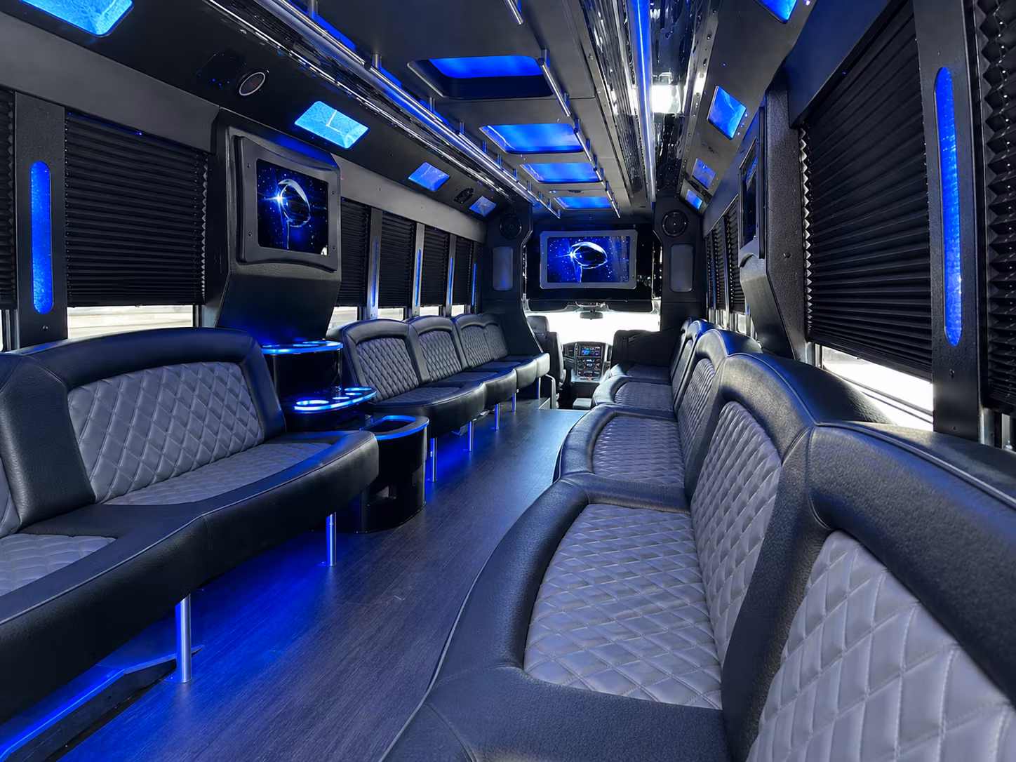 Kansas City Private Event Transportation party bus exterior