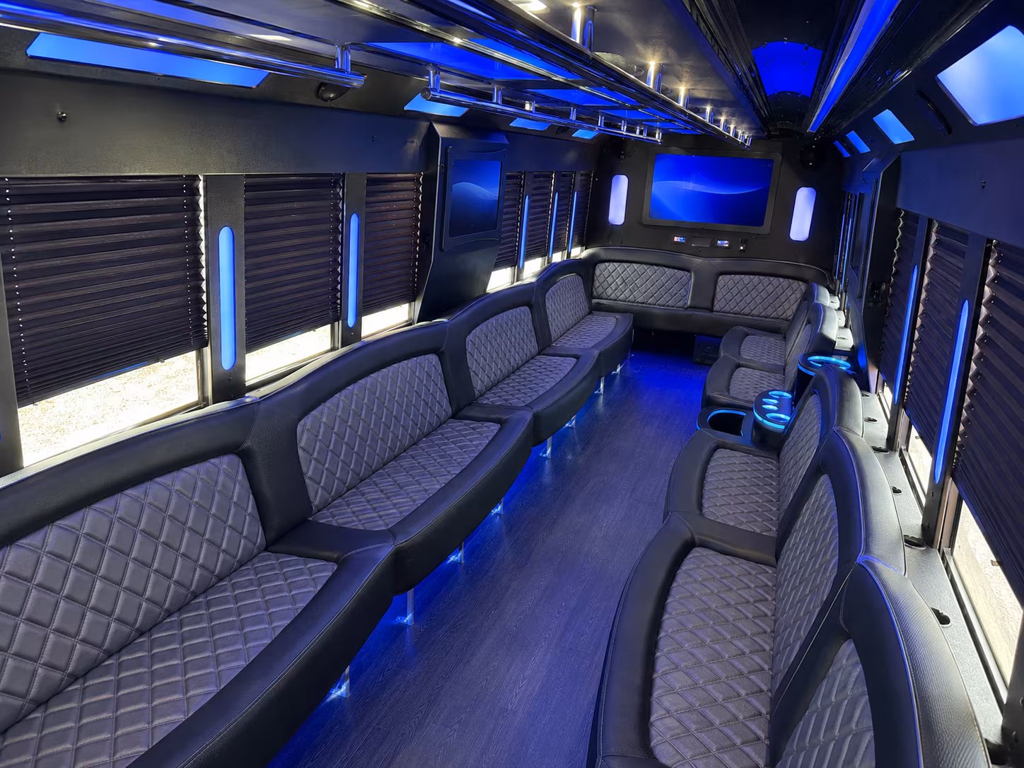Kansas City Private Event Transportation party bus exterior