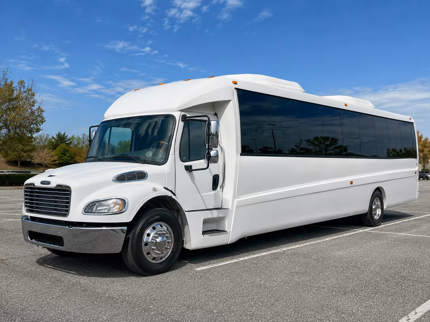 Kansas City Private Event Transportation party bus interior