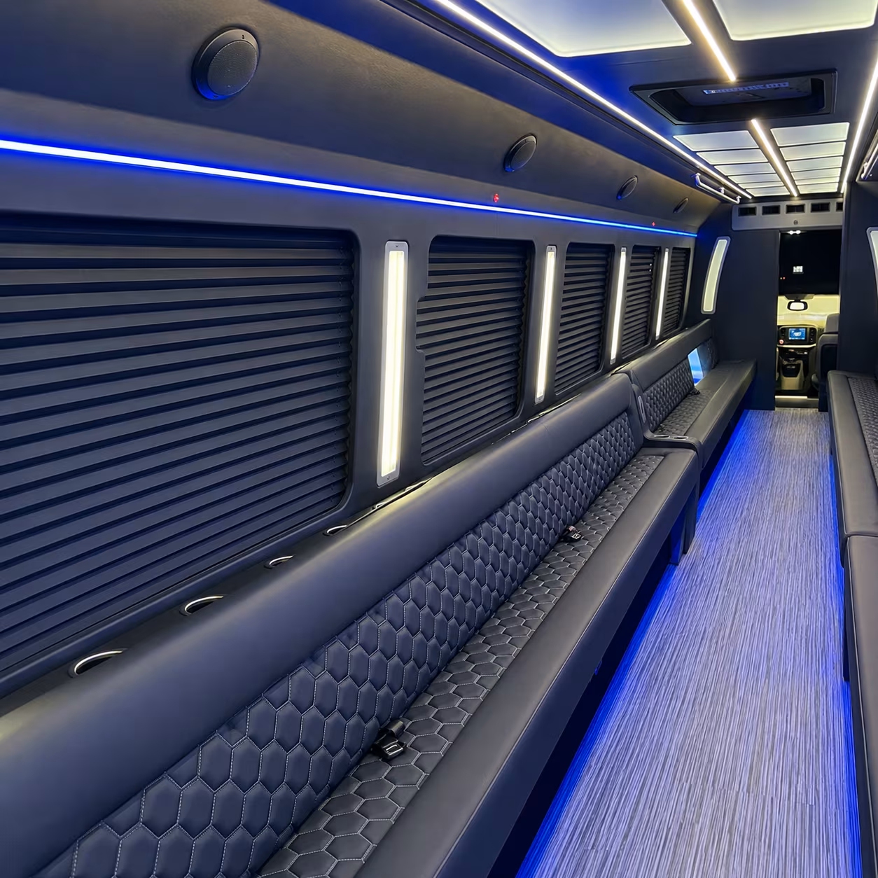 Kansas City Prom & Homecoming Transportation party bus exterior