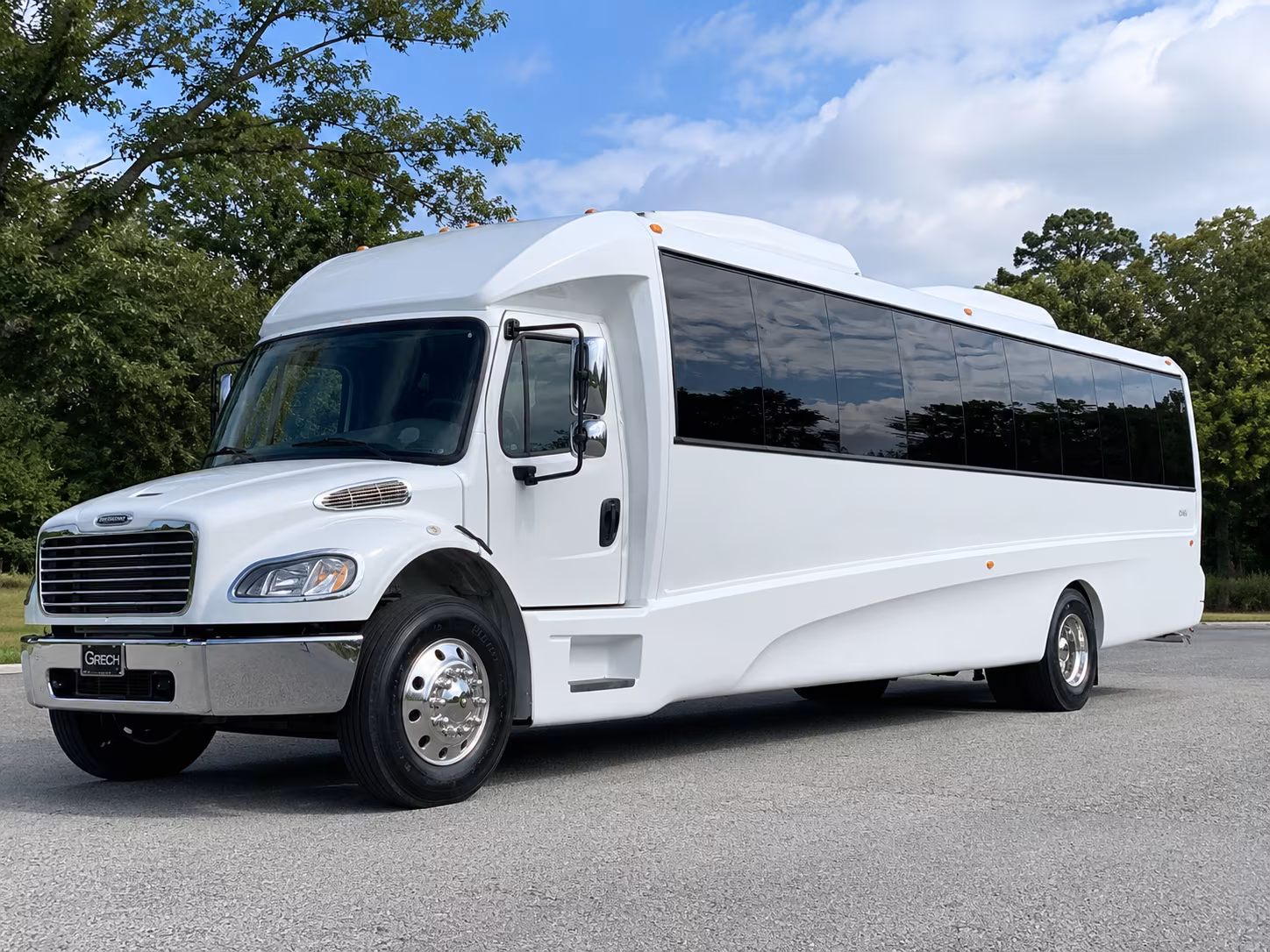 Kansas City Prom & Homecoming Transportation party bus exterior