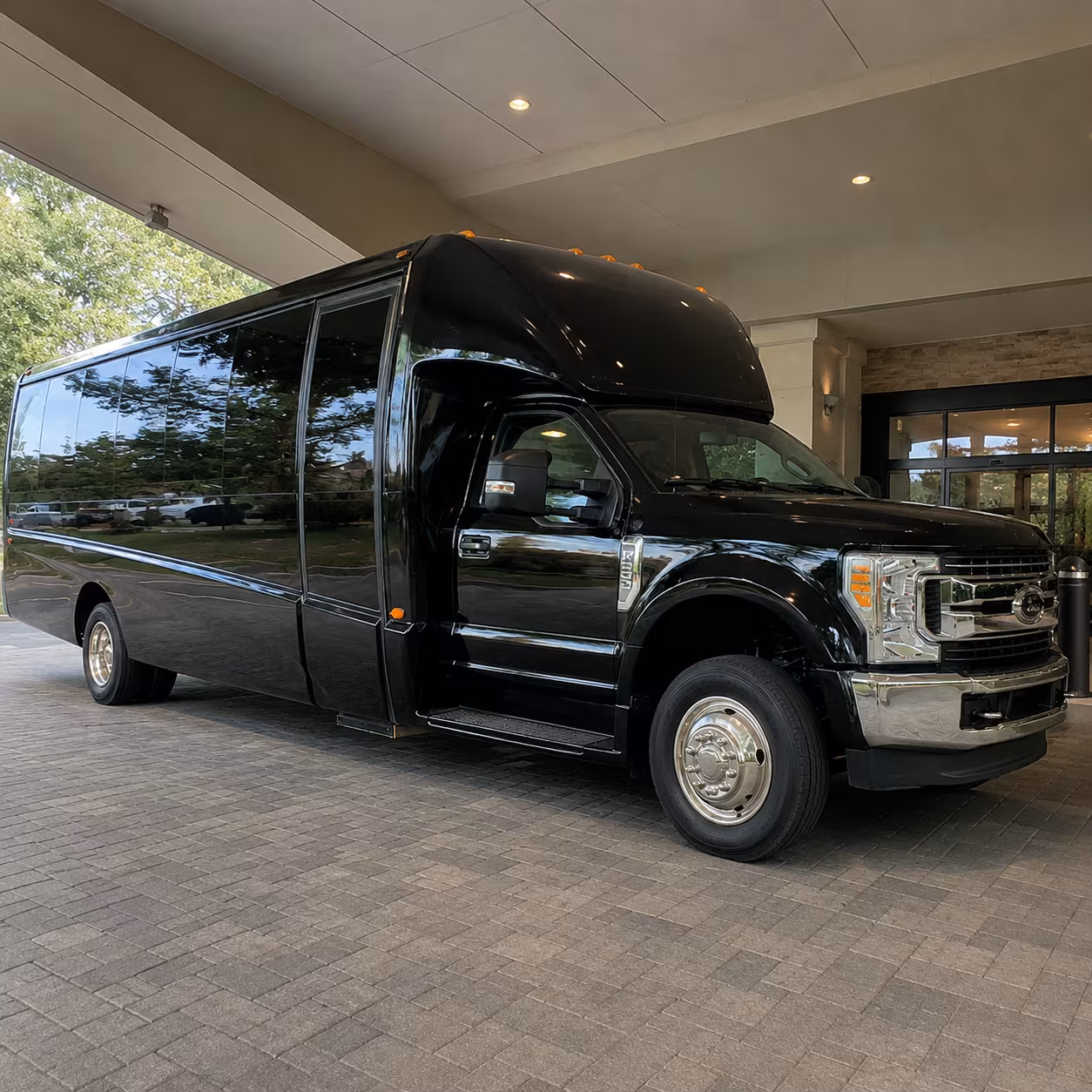 Kansas City School Event Transportation party bus exterior