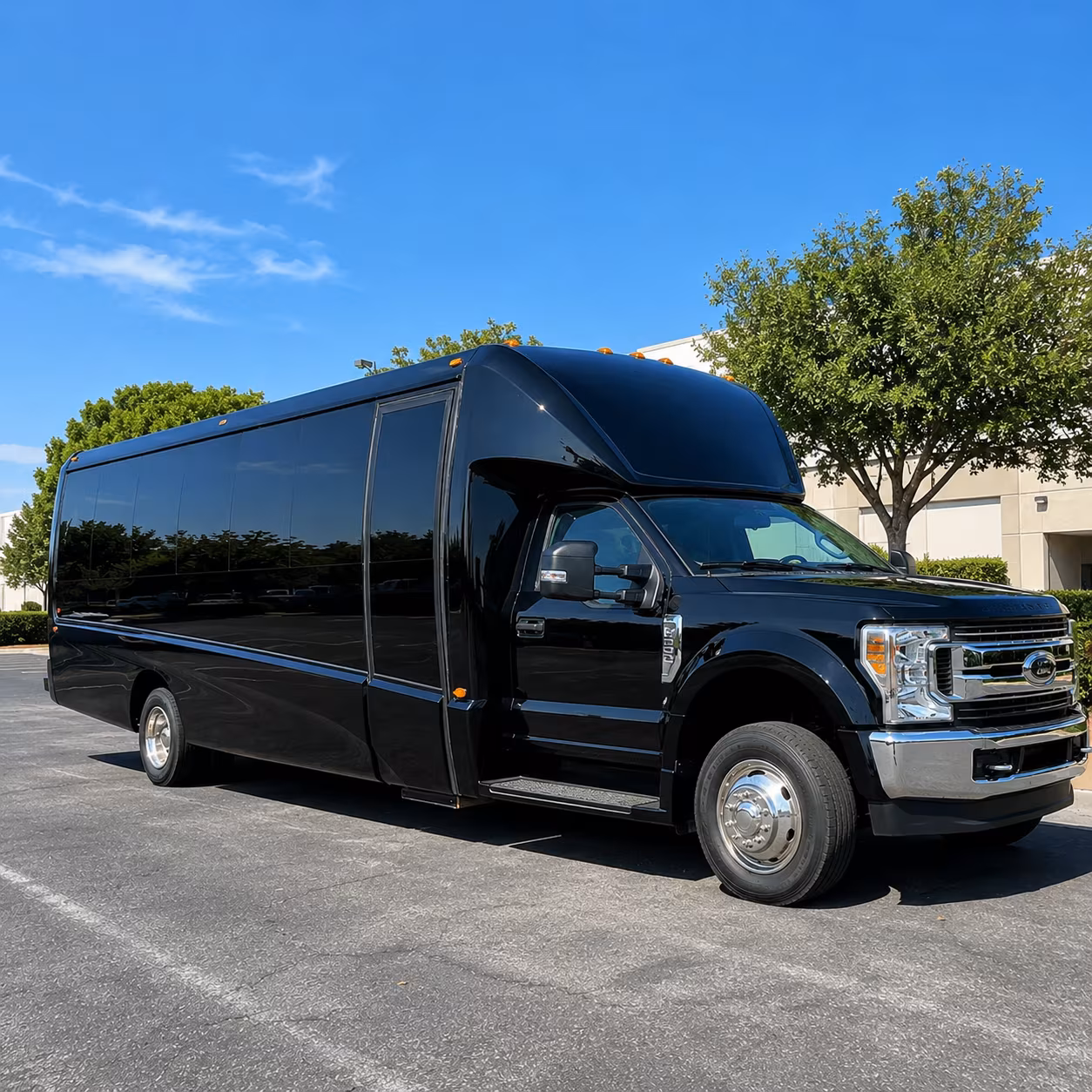 Kansas City School Event Transportation party bus exterior